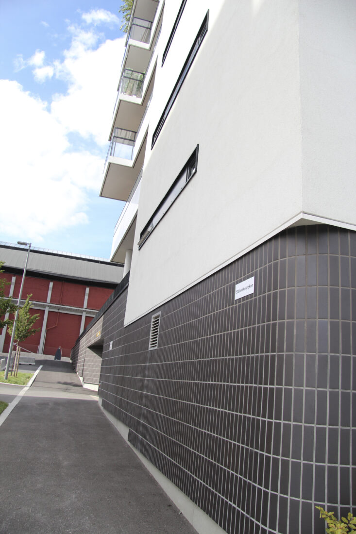 Gladengveien 8-10 med pussende fasader