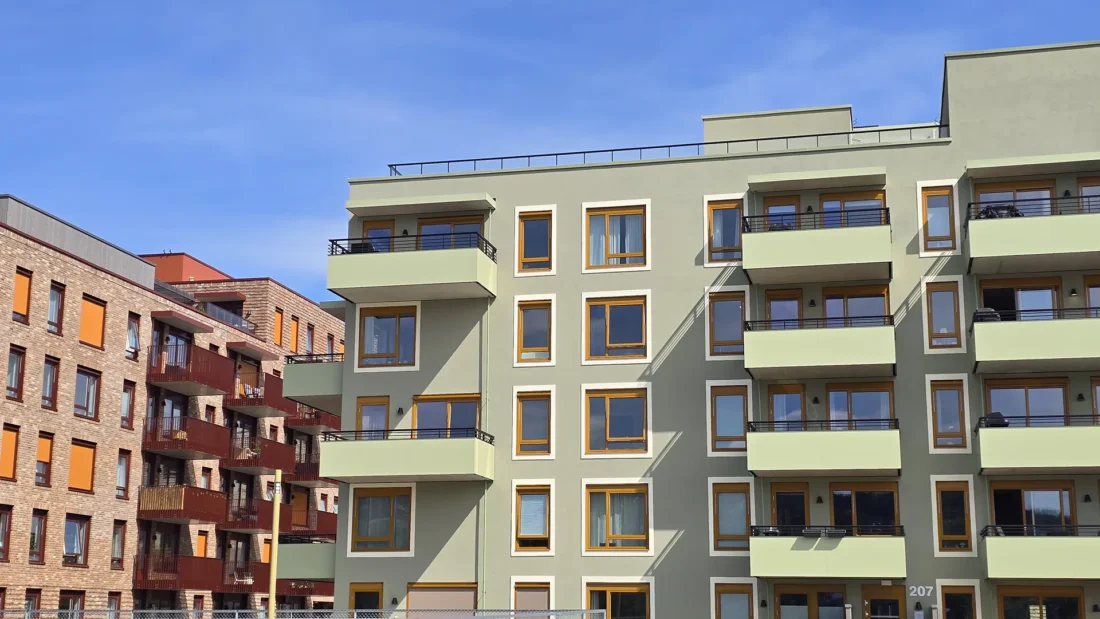 Nybygget kvartelet kvartalet 2 på Lillestrøm